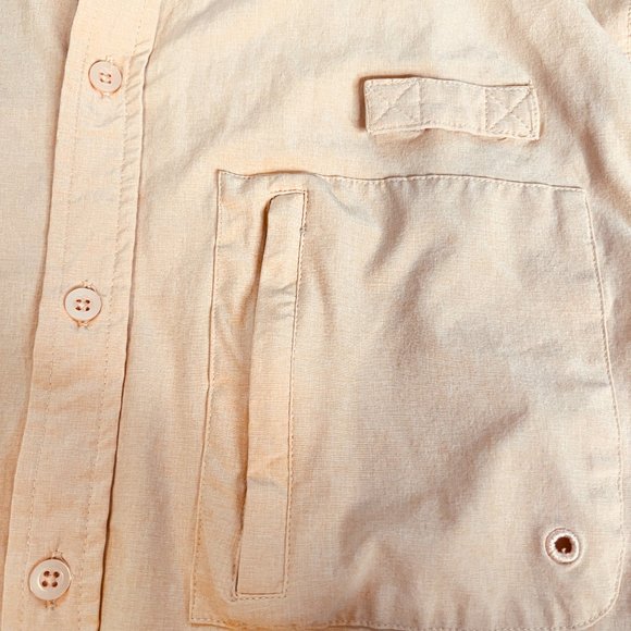 Fishing Shirt Vented UPF 30+ Sun Protection Long Sleeve XL - Picture 2 of 3